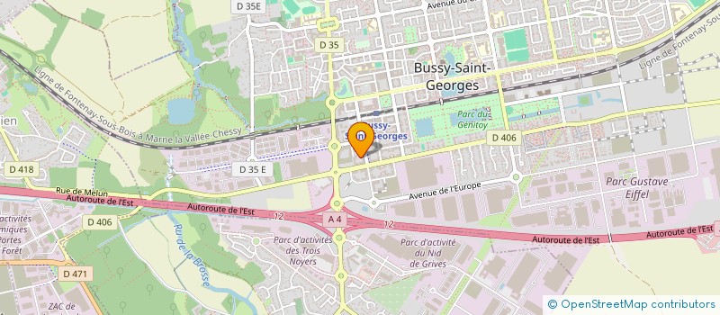 localisation de l'entreprise MONSIEUR KAILASH RANABHAT  BUSSY-SAINT-GEORGES