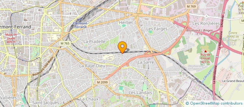 localisation de l'entreprise MONSIEUR KAINAKHONE NGONPHETSY  CLERMONT-FERRAND