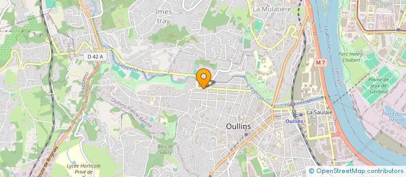 localisation de l'entreprise MONSIEUR KAIS ABDALLAH EL HIRTSI  OULLINS-PIERRE-BENITE