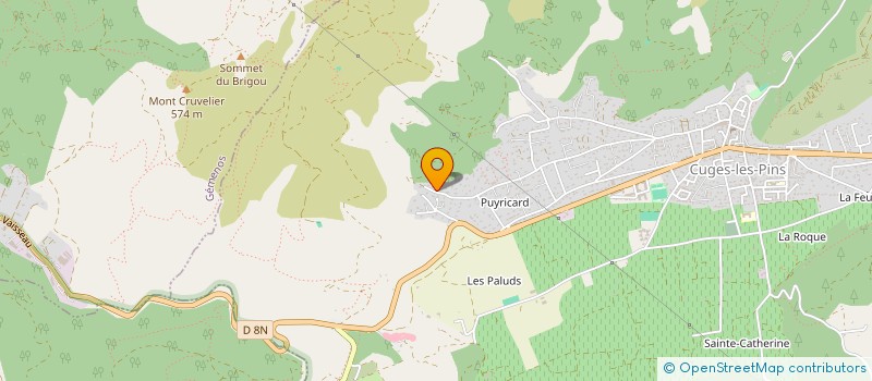 localisation de l'entreprise MONSIEUR KAIS AIT MEDDOUR  CUGES-LES-PINS