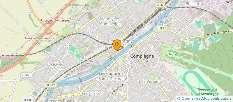 localisation de l'entreprise MONSIEUR KAIS ALDABBAGH  COMPIEGNE