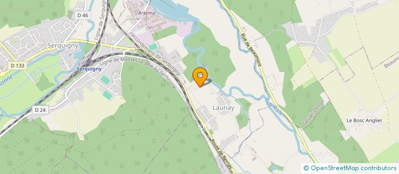 localisation de l'entreprise MONSIEUR KAIS ARBI  LAUNAY