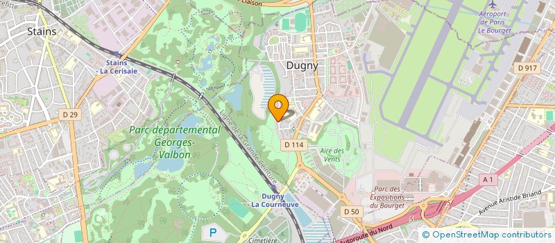 localisation de l'entreprise MONSIEUR KAIS AROUA  DUGNY