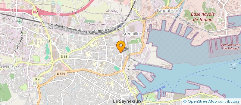 localisation de l'entreprise MONSIEUR KAIS BEN HASSEN  LA SEYNE-SUR-MER