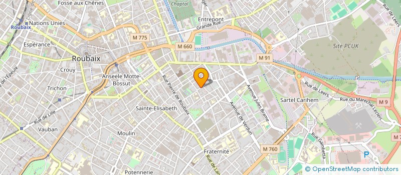 localisation de l'entreprise MONSIEUR KAIS BOUDAOUD  ROUBAIX