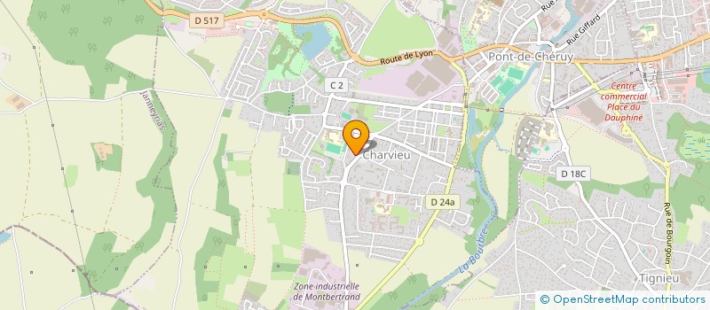 localisation de l'entreprise MONSIEUR KAIS CHARNI à CHARVIEU-CHAVAGNEUX