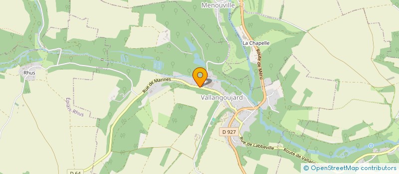 localisation de l'entreprise MONSIEUR KAIS CHERIF  VALLANGOUJARD