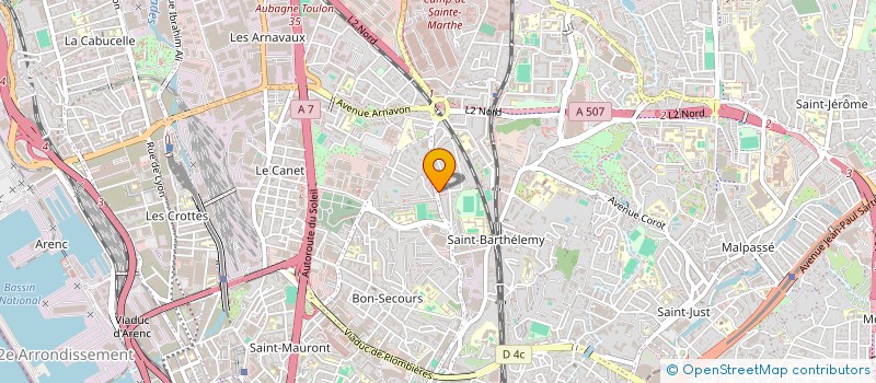 localisation de l'entreprise MONSIEUR KAIS ELHACI à MARSEILLE