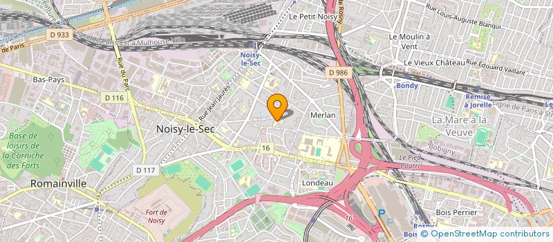localisation de l'entreprise MONSIEUR KAIS EZZINE  NOISY-LE-SEC