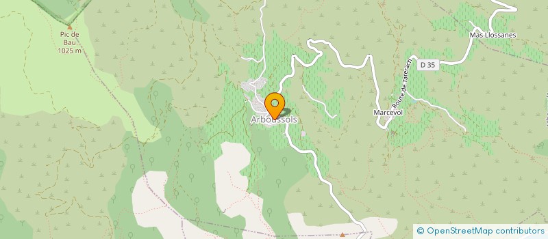 localisation de l'entreprise MONSIEUR KAIS GENESTE--ABELMALEK  ARBOUSSOLS