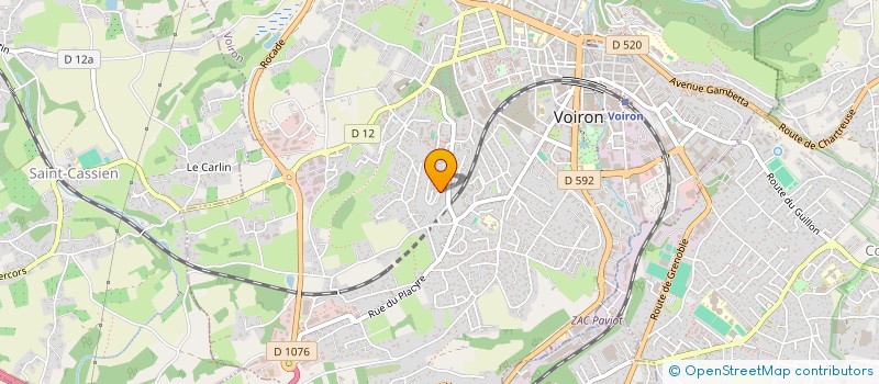 localisation de l'entreprise MONSIEUR KAIS HEMAIDIA à VOIRON