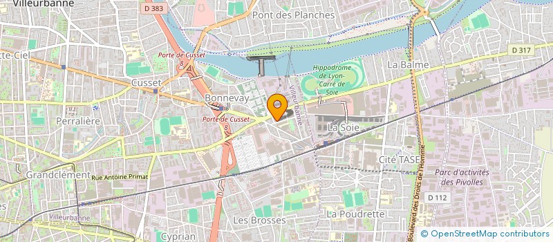 localisation de l'entreprise MONSIEUR KAIS JEBARI  VILLEURBANNE