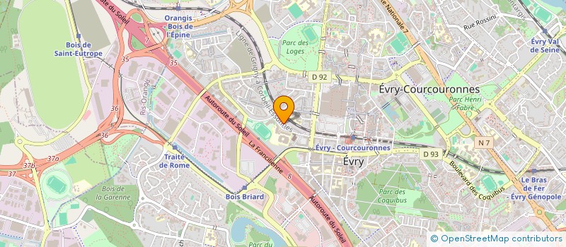 localisation de l'entreprise MONSIEUR KAIS KEHLI à EVRY-COURCOURONNES
