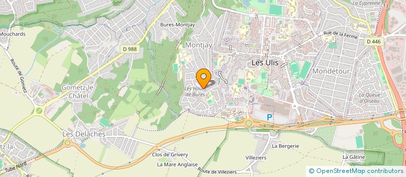 localisation de l'entreprise MONSIEUR KAIS MAHBOUB  BURES-SUR-YVETTE