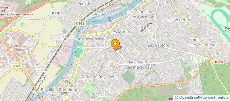 localisation de l'entreprise MONSIEUR KAIS MATOUSSI  COMPIEGNE