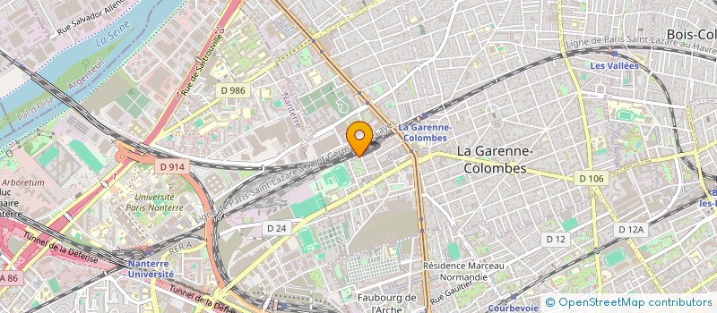 localisation de l'entreprise MONSIEUR KAIS MECHTA  LA GARENNE-COLOMBES