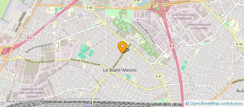 localisation de l'entreprise MONSIEUR KAIS REDJDAL à LE BLANC-MESNIL