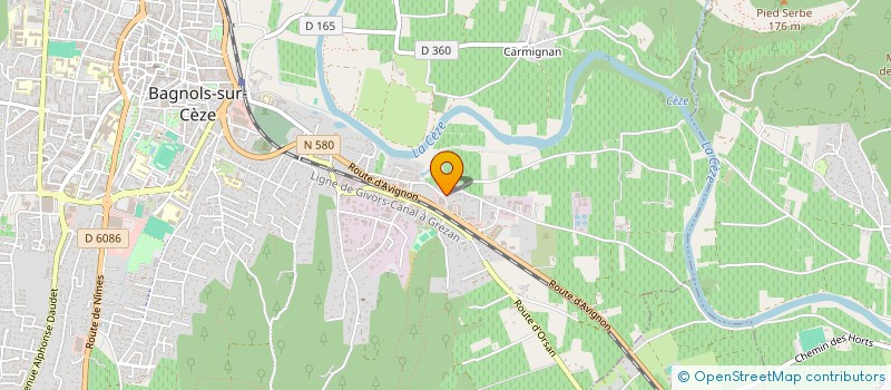 localisation de l'entreprise MONSIEUR KAIS SAIFI  BAGNOLS-SUR-CEZE