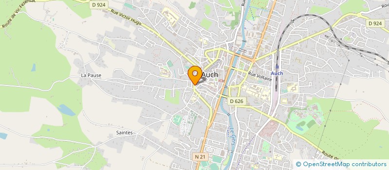 localisation de l'entreprise MONSIEUR KAIS SAOUDI à AUCH