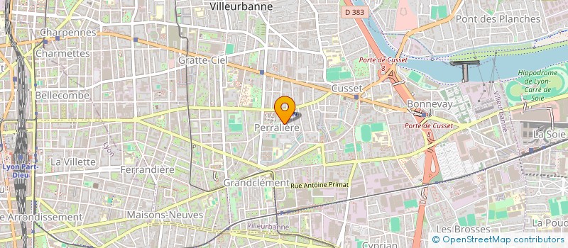 localisation de l'entreprise MONSIEUR KAIS SEBAOUI  VILLEURBANNE