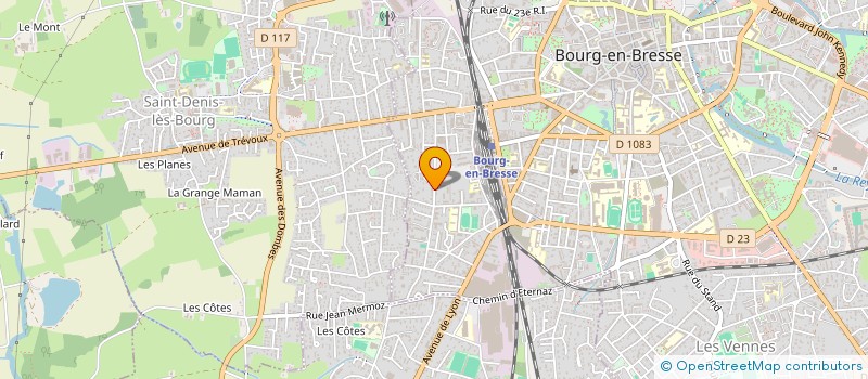 localisation de l'entreprise MONSIEUR KAIS ZITOUNI à BOURG-EN-BRESSE
