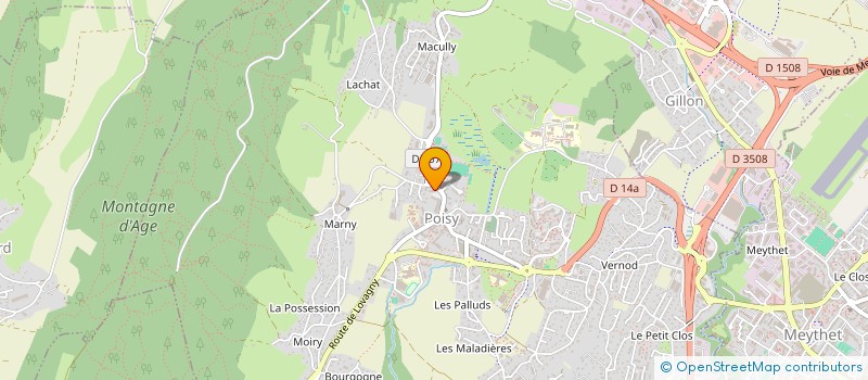 localisation de l'entreprise MONSIEUR KAISER ARAUJO ROSA FERNANDES à POISY