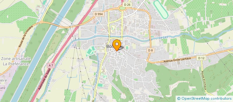 localisation de l'entreprise MONSIEUR KAISS BEN KHEDHER  BOLLENE