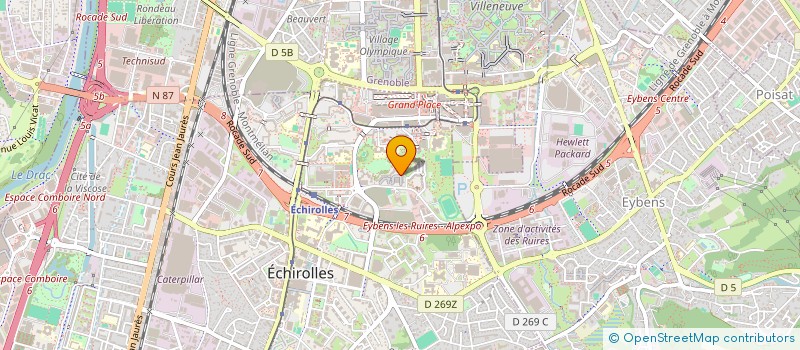 localisation de l'entreprise MONSIEUR KAISS BOUABID à ECHIROLLES