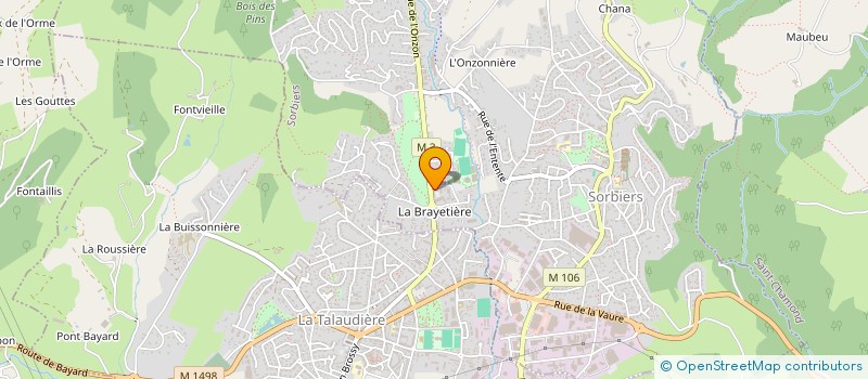 localisation de l'entreprise MONSIEUR KAISS FAVERJON  SORBIERS