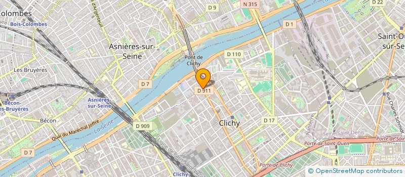 localisation de l'entreprise MONSIEUR KAISS KELIANE BOUZIDI à CLICHY