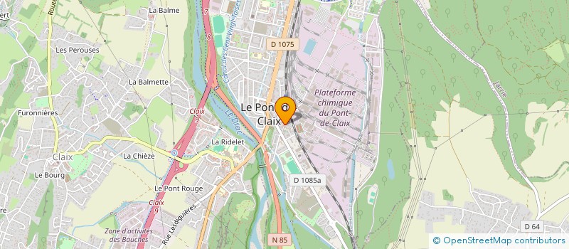 localisation de l'entreprise MONSIEUR KAISS TAHRI  LE PONT-DE-CLAIX