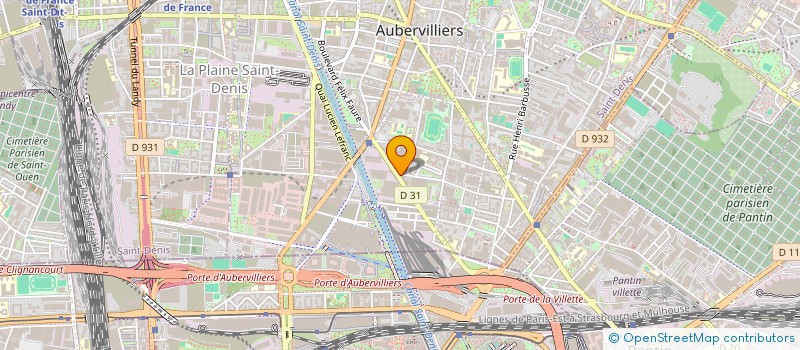 localisation de l'entreprise MONSIEUR KAISSA HOCINE à AUBERVILLIERS