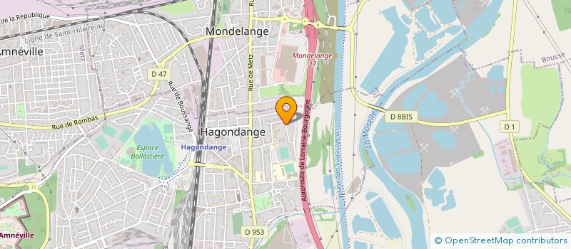 localisation de l'entreprise MONSIEUR KAISSE FERKOUS  HAGONDANGE