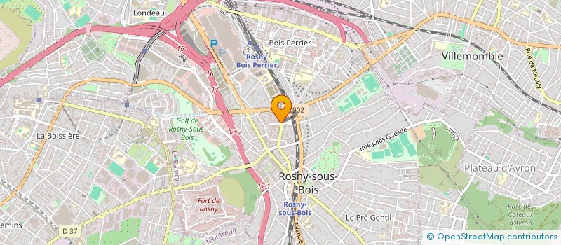 localisation de l'entreprise MONSIEUR KAJAL PAUL à ROSNY-SOUS-BOIS