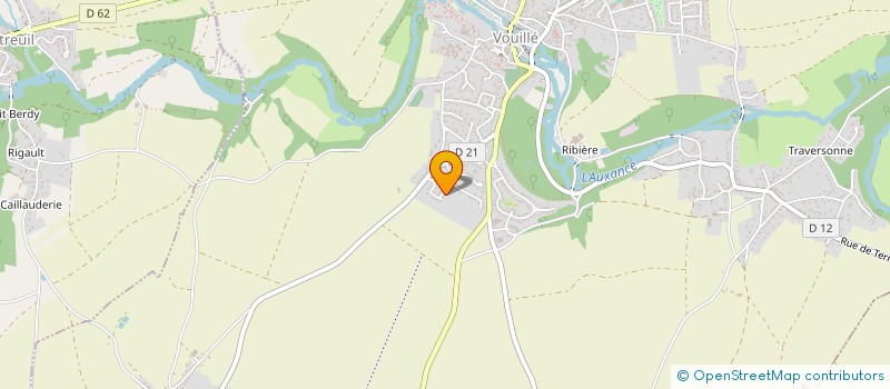 localisation de l'entreprise MONSIEUR KAJOURA SAKHO  VOUILLE