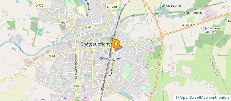 localisation de l'entreprise MONSIEUR KAKHA PAPUASHVILI  CHATEAUBRIANT