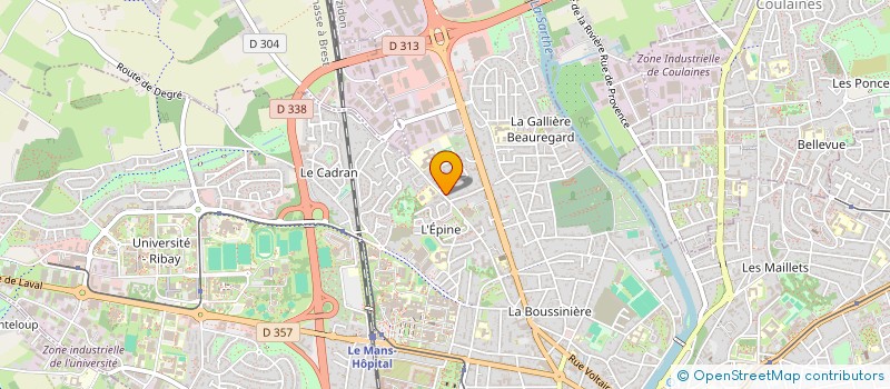 localisation de l'entreprise MONSIEUR KAKHI TCHELIDZE  LE MANS