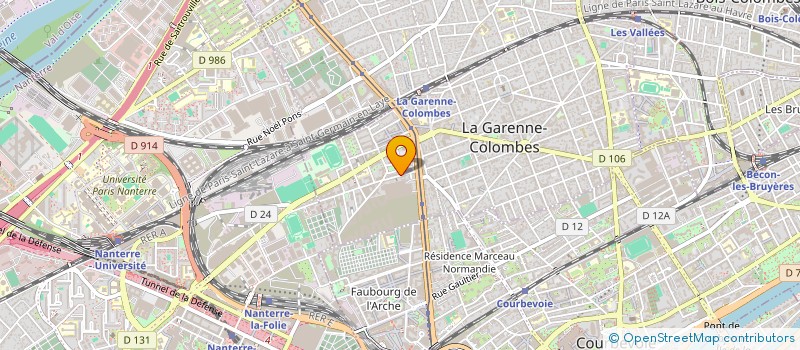 localisation de l'entreprise MONSIEUR KAKIM BENREZZOU à LA GARENNE-COLOMBES