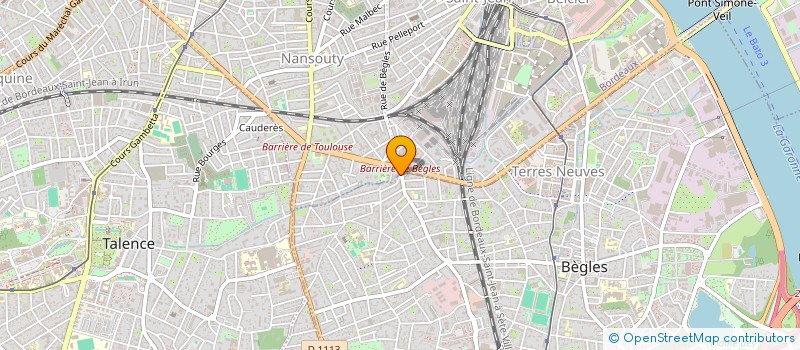 localisation de l'entreprise MONSIEUR KAKOU ZRAN à BEGLES