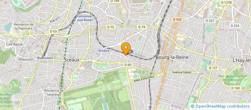 localisation de l'entreprise MONSIEUR KAKRE AKO à SCEAUX