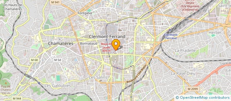 localisation de l'entreprise MONSIEUR KALAM ABUL  CLERMONT-FERRAND