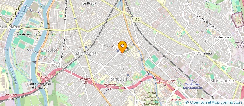 localisation de l'entreprise MONSIEUR KALAMM ABUL  TOULOUSE