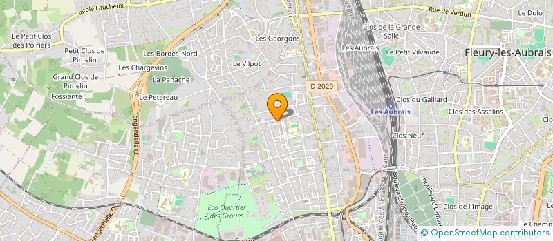 localisation de l'entreprise MONSIEUR KALEB KENGUELEOUA à ORLEANS
