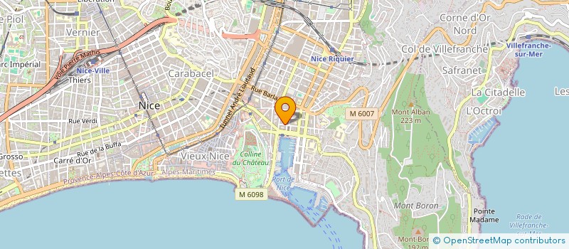 localisation de l'entreprise MONSIEUR KALECOU MANDIANG à NICE