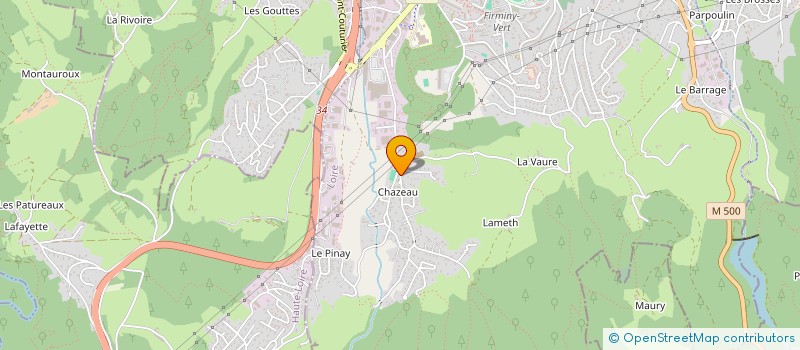 localisation de l'entreprise MONSIEUR KALED BOUGRINE  FIRMINY