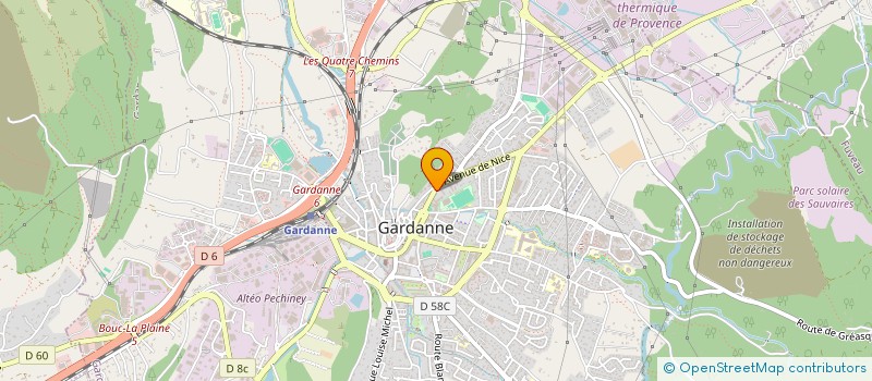 localisation de l'entreprise MONSIEUR KALED BOUKATEM à GARDANNE