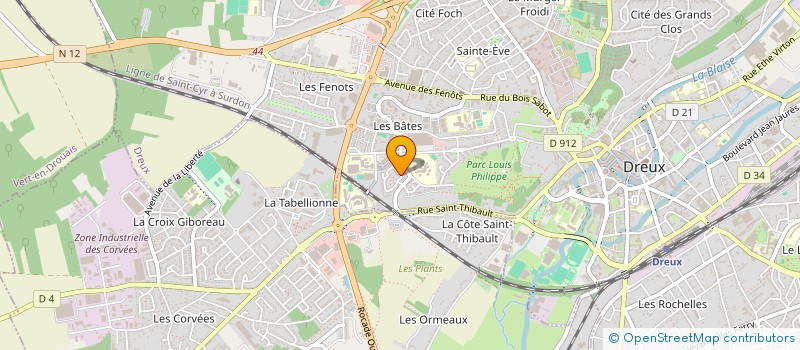 localisation de l'entreprise MONSIEUR KALED GOUIDER à DREUX