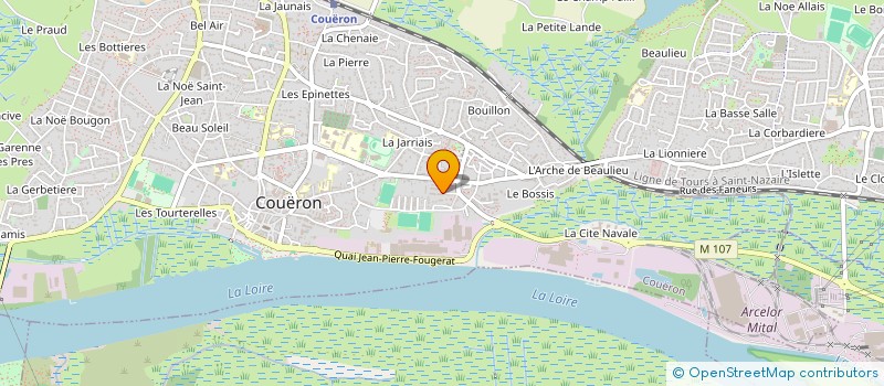 localisation de l'entreprise MONSIEUR KALED GUENANA à COUERON