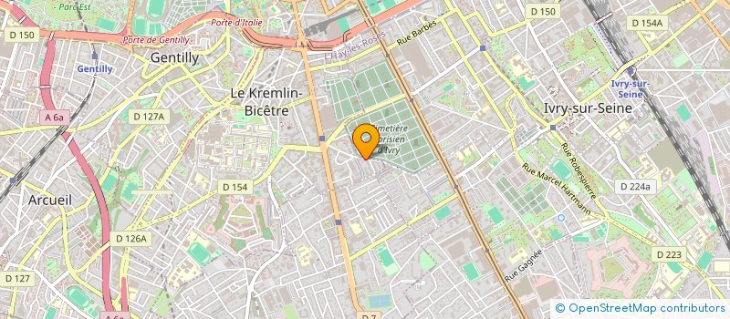 localisation de l'entreprise MONSIEUR KALED SAIDANI  LE KREMLIN-BICETRE