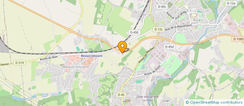 localisation de l'entreprise MONSIEUR KALEF HAMITOUCHE à BEAUCROISSANT